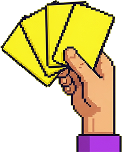 Incorrect way to hold cards